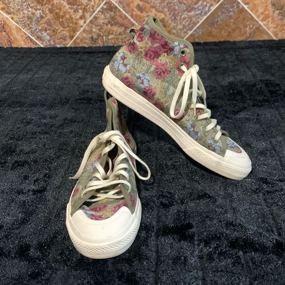 ADIDAS ORIGINALS  Nizza Hi Rf Canvas High Top Sneakers Size 10